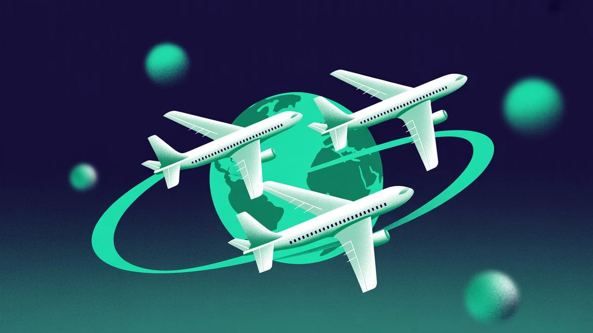 Illustration SkyTeam : statuts Elite, Elite Plus et avantages de l’alliance — image générée par IA